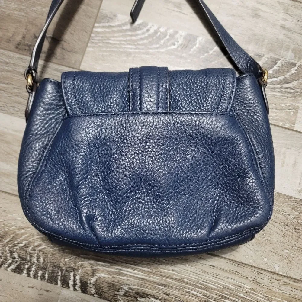 MICHAEL Michael Kors Blue Leather Bridgette Crossbody Mini Bag